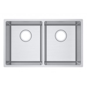 Stainless Steel Handmade Double Bowls Top/Undermount Kitchen/Laundry Sink 740x440x200mm